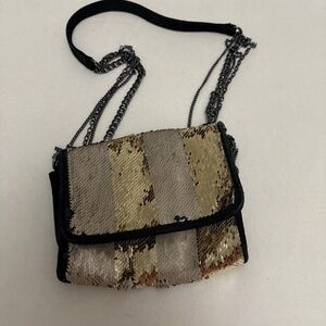 Zara flip Sequin Mini Bag